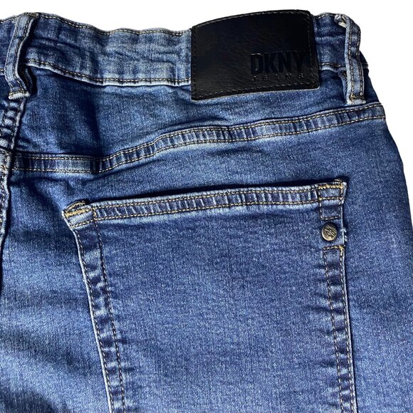 DKNY Mercer Skinny Fit Jeans Men’s 36x30 Blue Stretch Denim - Picture 4 of 9